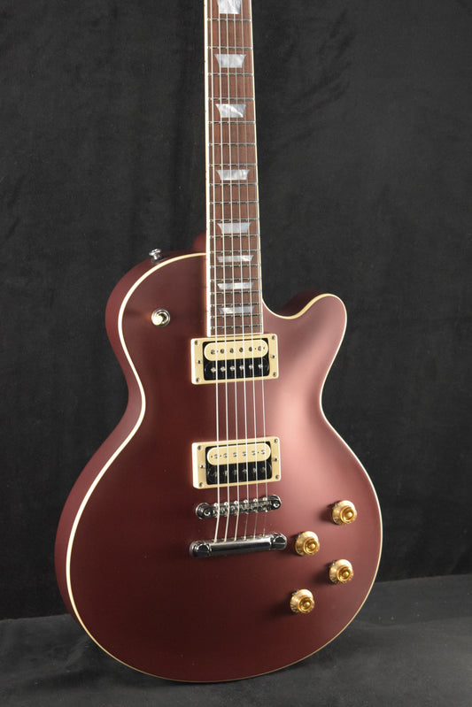 Eastman SB59/S-BR Solid Body Vintage Truetone Satin Burgundy Red