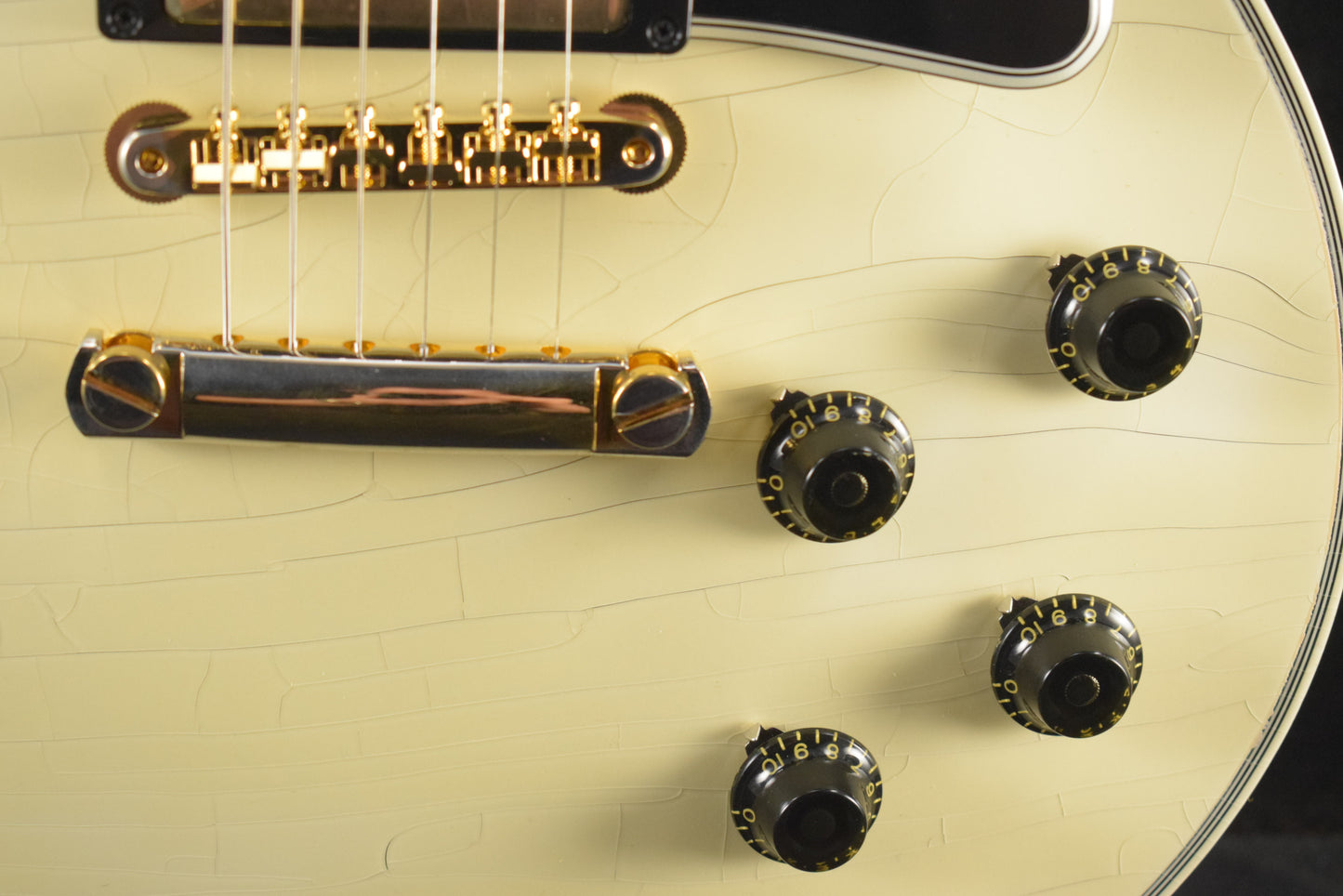Gibson Murphy Lab 1957 Les Paul Custom 2-Pickup Alpine White Ultra Light Aged Fuller's Exclusive