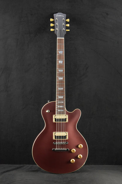 Eastman SB59/S-BR Solid Body Vintage Truetone Satin Burgundy Red