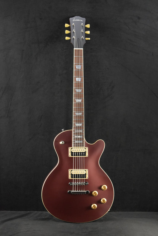 Eastman SB59/S-BR Solid Body Vintage Truetone Satin Burgundy Red