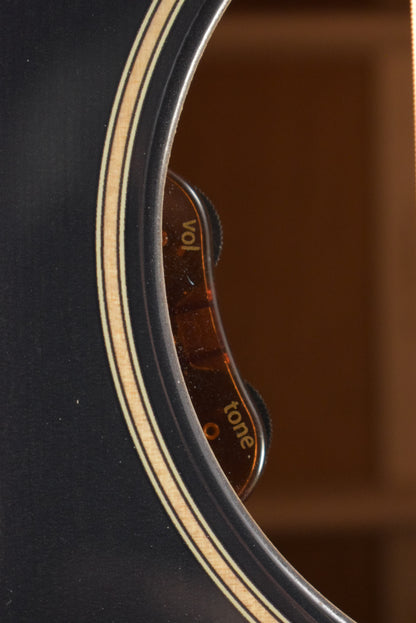 Martin DSS-16E Sloped Shoulder Dreadnought Acoustic Electric Black Smoke