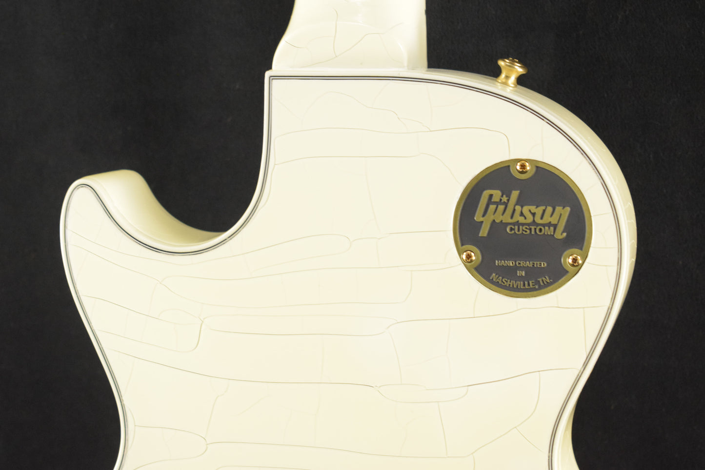 Gibson Murphy Lab 1957 Les Paul Custom 2-Pickup Alpine White Ultra Light Aged Fuller's Exclusive