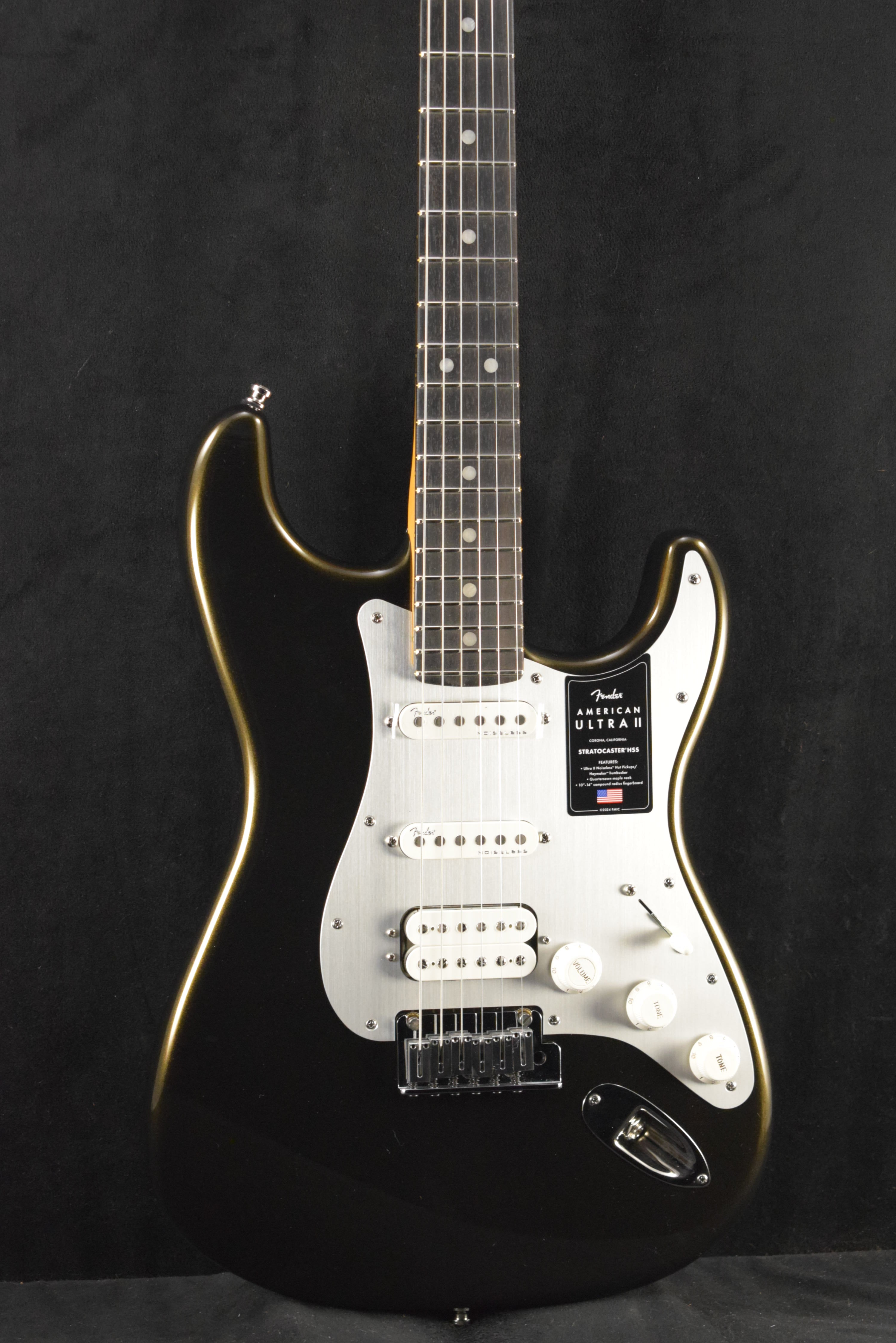 Fender American Ultra II Stratocaster HSS Texas Tea Ebony