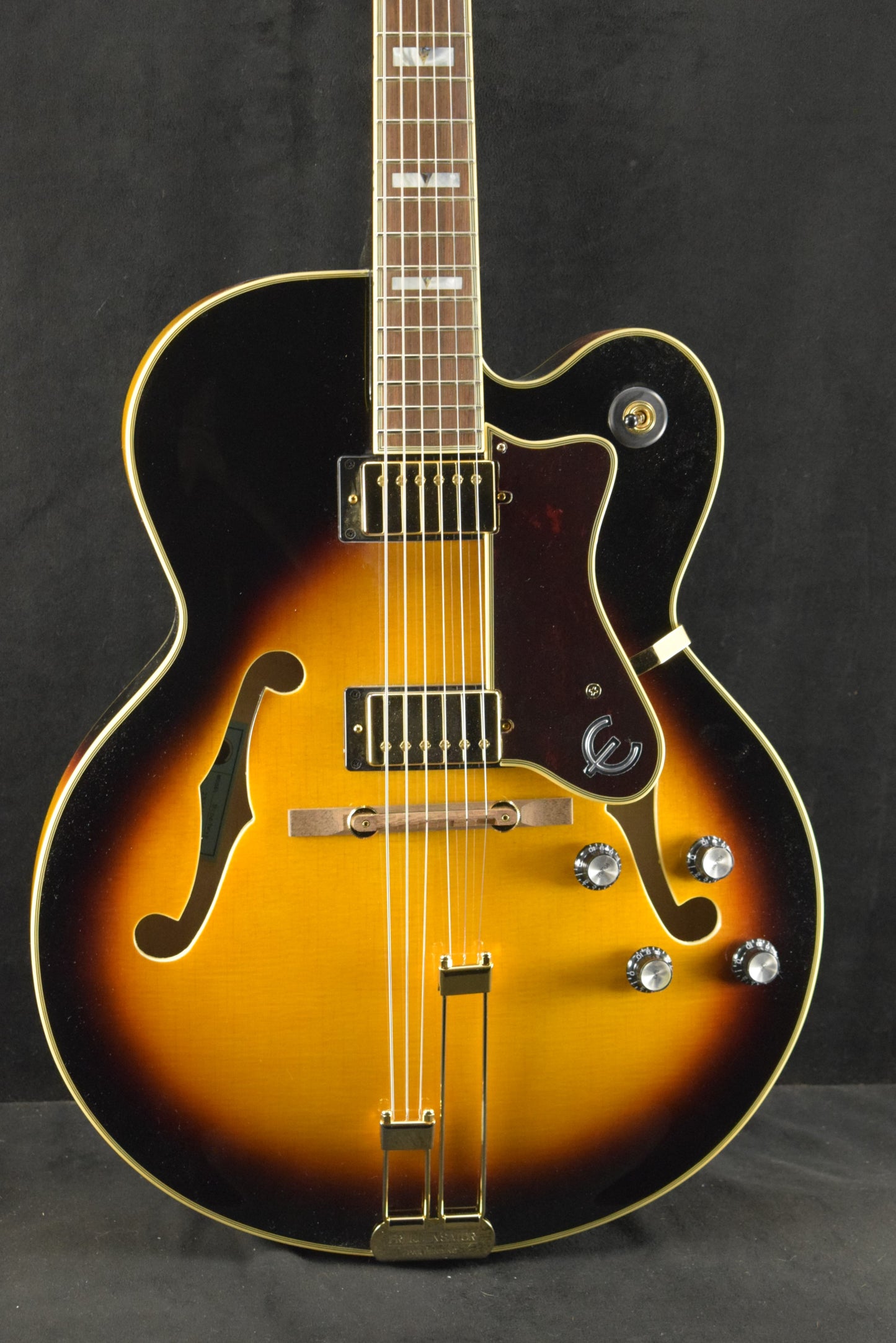 Epiphone Broadway Vintage Sunburst with Hardshell Case!