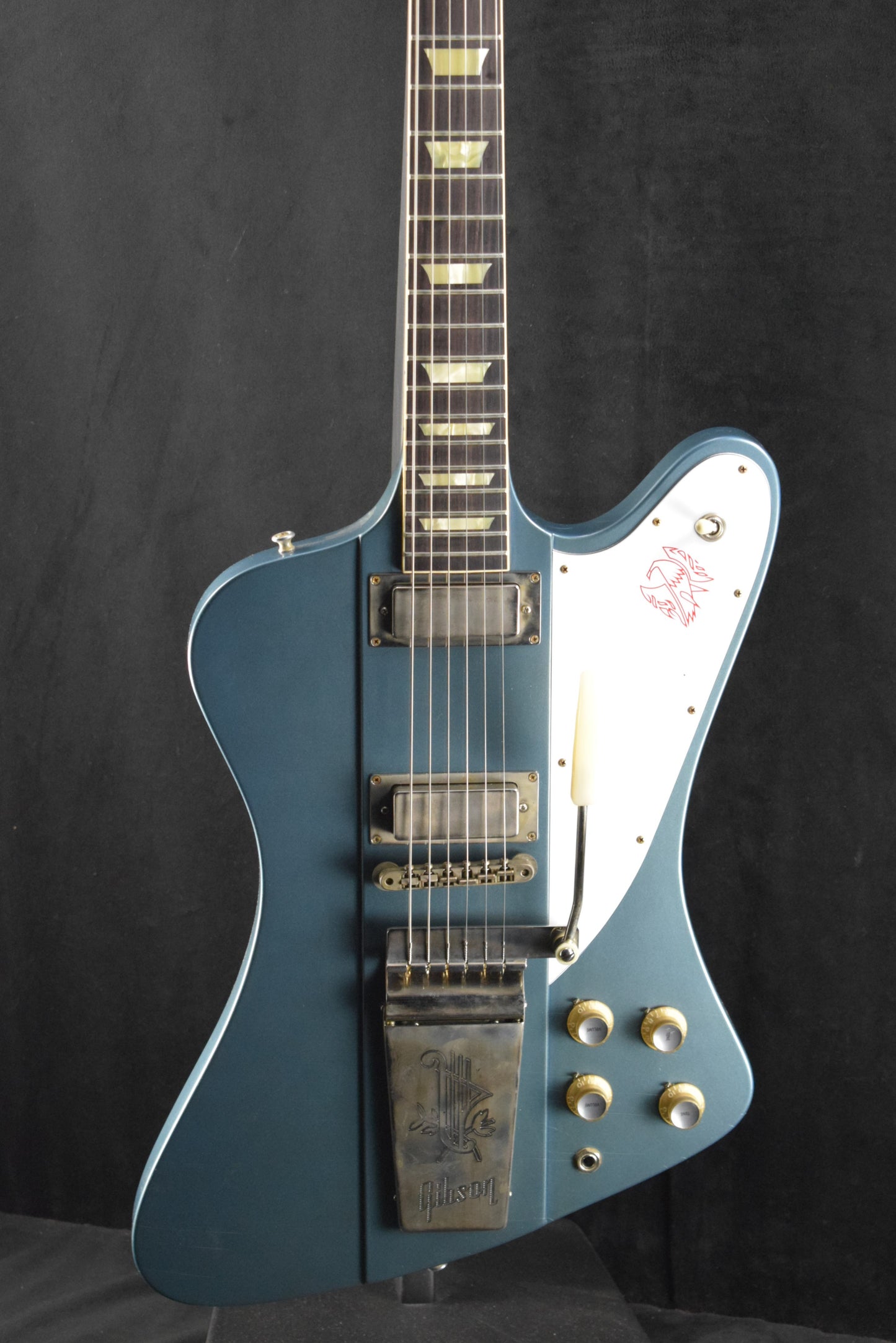 Gibson Murphy Lab 1963 Firebird V with Maestro Vibrola Ultra Light Aged Pelham Blue