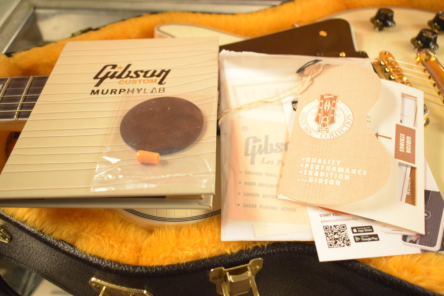 Gibson Murphy Lab 1957 Les Paul Custom 2-Pickup Alpine White Ultra Light Aged Fuller's Exclusive