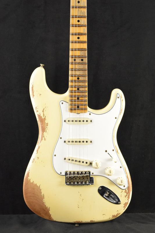 Fender Custom Shop '69 Stratocaster Heavy Relic - Aged Vintage White