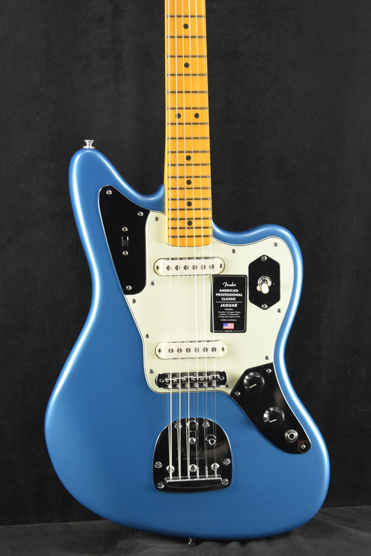 Fender American Professional Classic Jaguar Faded Lake Placid Blue Maple Fingerboard