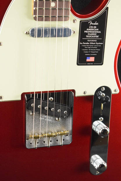 Fender Limited Edition American Professional Classic Telecaster featuring the Fender Silent System Candy Apple Red
