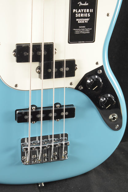 Fender Player II Mustang Bass PJ Aquatone Blue Rosewood Fingerboard