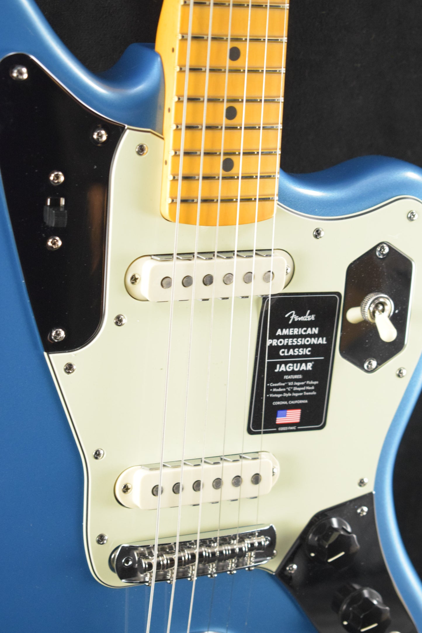 Fender American Professional Classic Jaguar Faded Lake Placid Blue Maple Fingerboard