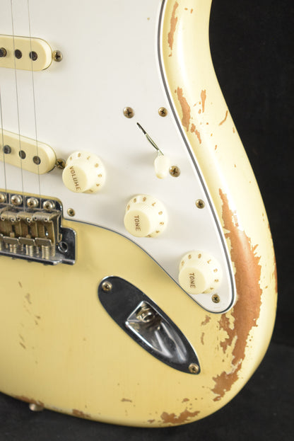Fender Custom Shop '69 Stratocaster Heavy Relic - Aged Vintage White