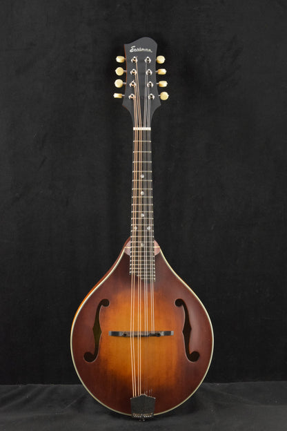 Eastman MD305-A-WN-AB A-Style F-Hole Mandolin Adirondack Top Wide Nut Amberburst