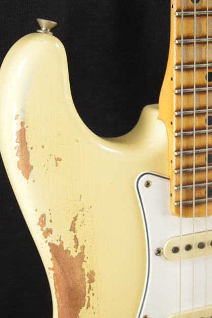 Fender Custom Shop '69 Stratocaster Heavy Relic - Aged Vintage White