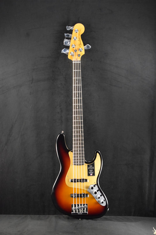 Fender American Ultra II Jazz Bass V 5-String Ebony Fingerboard Ultraburst
