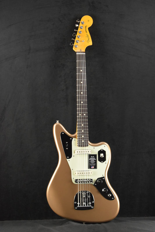 Fender American Professional Classic Jaguar Faded Firemist Gold Rosewood Fingerboard