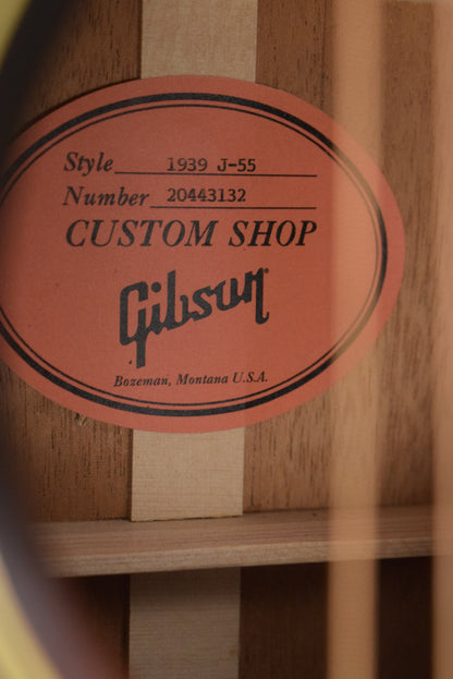 Gibson Custom Shop 1939 J-55 Faded Vintage Sunburst