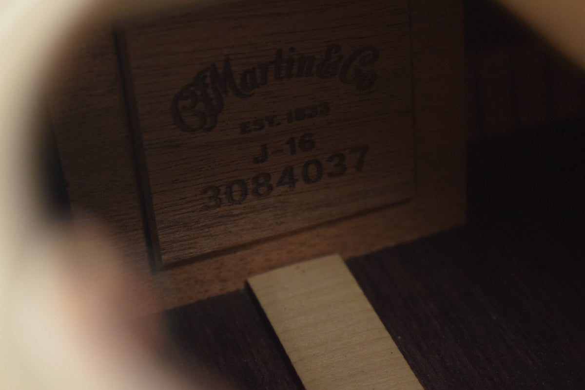 Martin J-16E Jumbo Acoustic Electric Cream