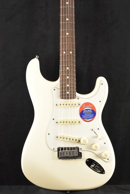Fender Jeff Beck Stratocaster Olympic White Rosewood Fingerboard