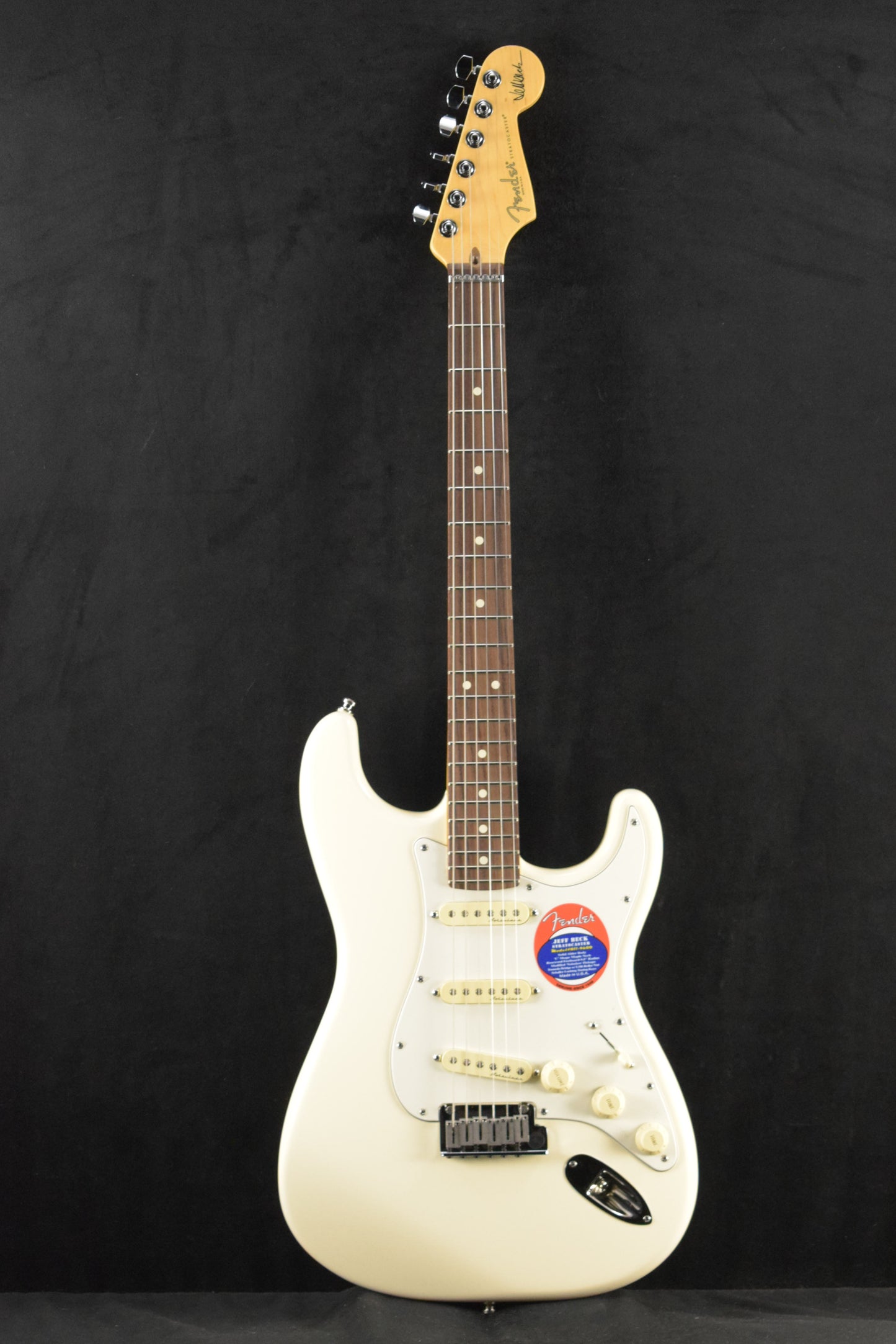 Fender Jeff Beck Stratocaster Olympic White Rosewood Fingerboard