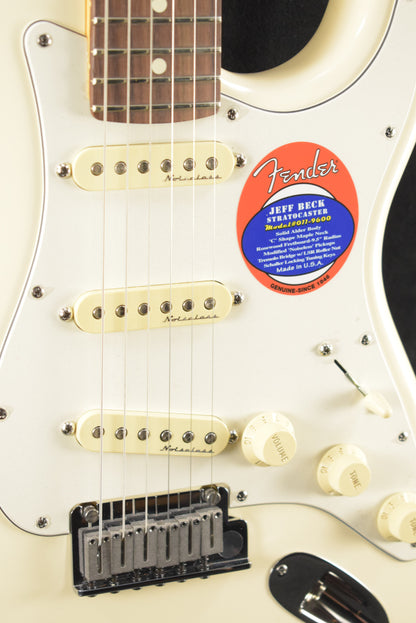 Fender Jeff Beck Stratocaster Olympic White Rosewood Fingerboard