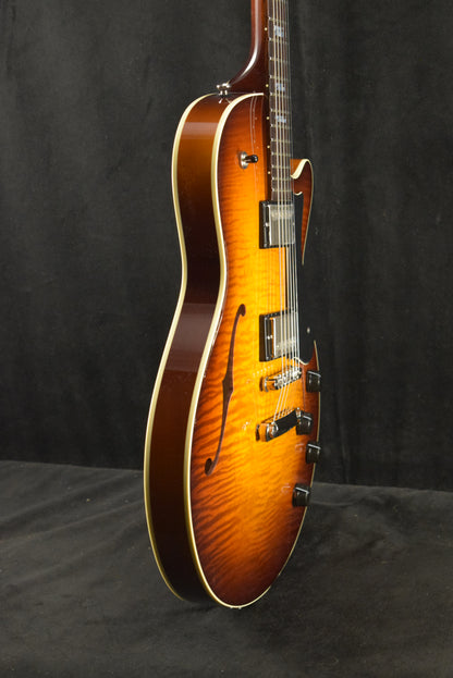 Collings 620 Semi-hollow Electric Guitar Tobacco Sunburst (Full Body)