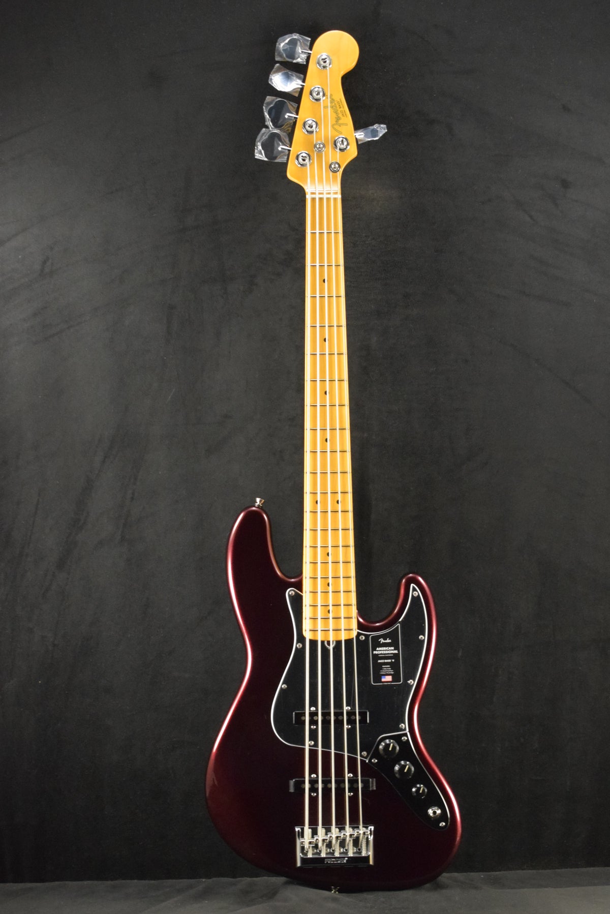 Fender American Professional Jazz Bass V Oxblood Maple Fingerboard