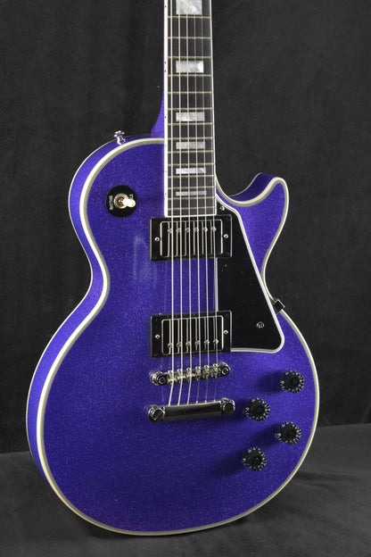 Epiphone IGC Les Paul Custom Amethyst Sparkle w/ Hardshell Case