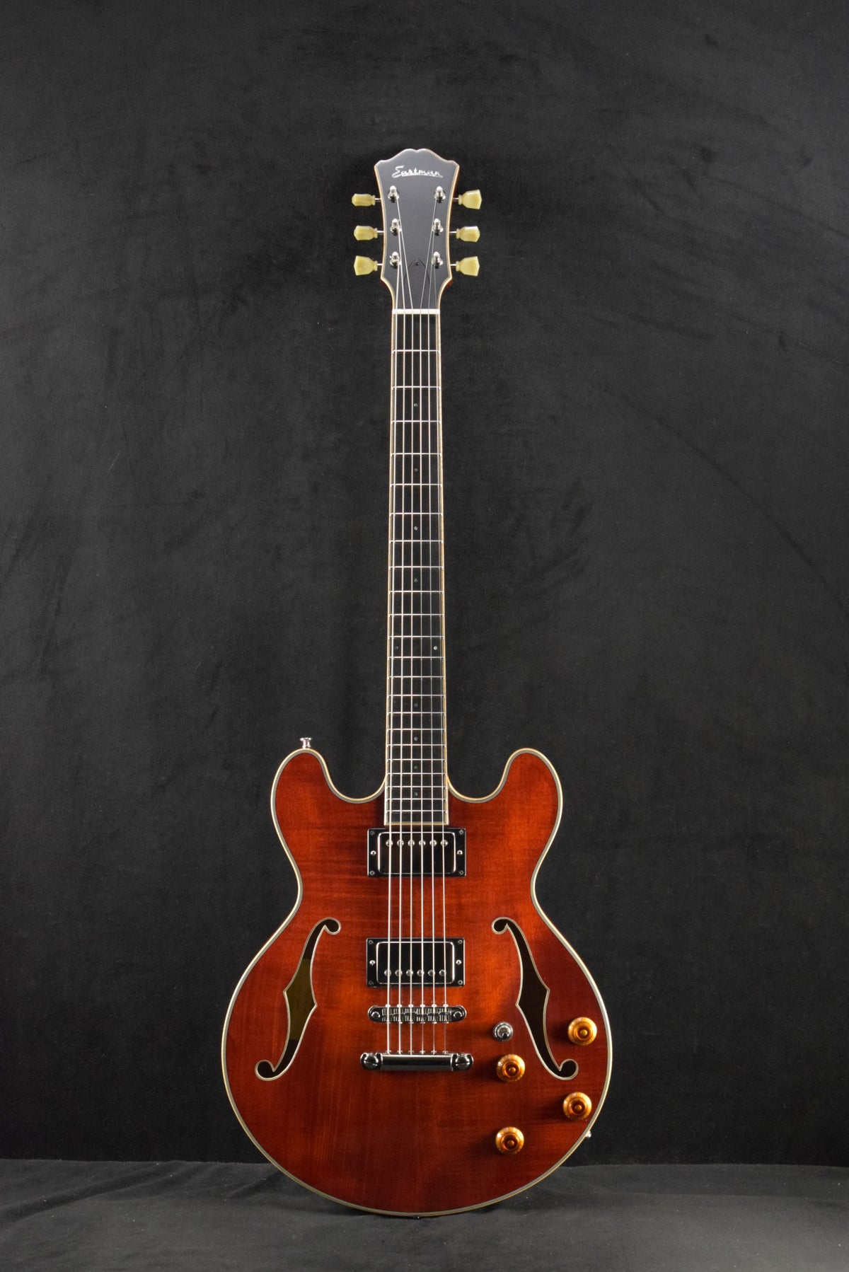 Eastman T184MX All Solid Carved Series 14" Thinline Classic Truetone Gloss