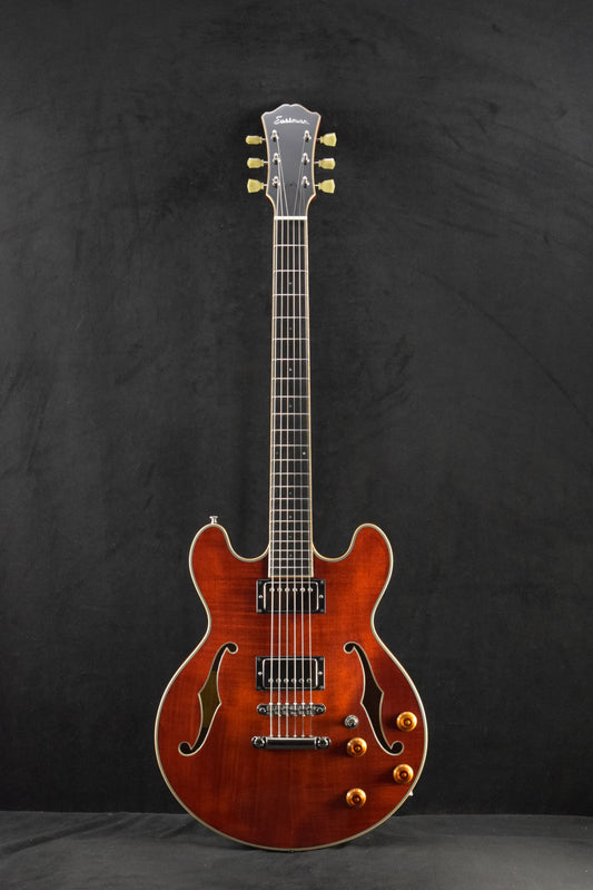 Eastman T184MX All Solid Carved Series 14" Thinline Classic Truetone Gloss
