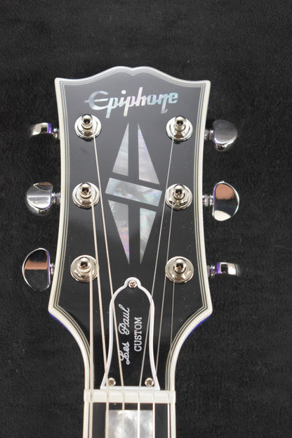 Epiphone IGC Les Paul Custom Amethyst Sparkle w/ Hardshell Case