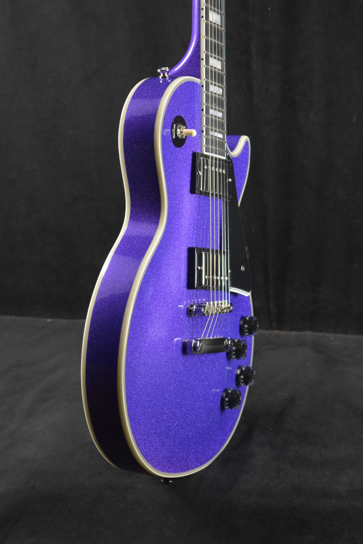 Epiphone IGC Les Paul Custom Amethyst Sparkle w/ Hardshell Case