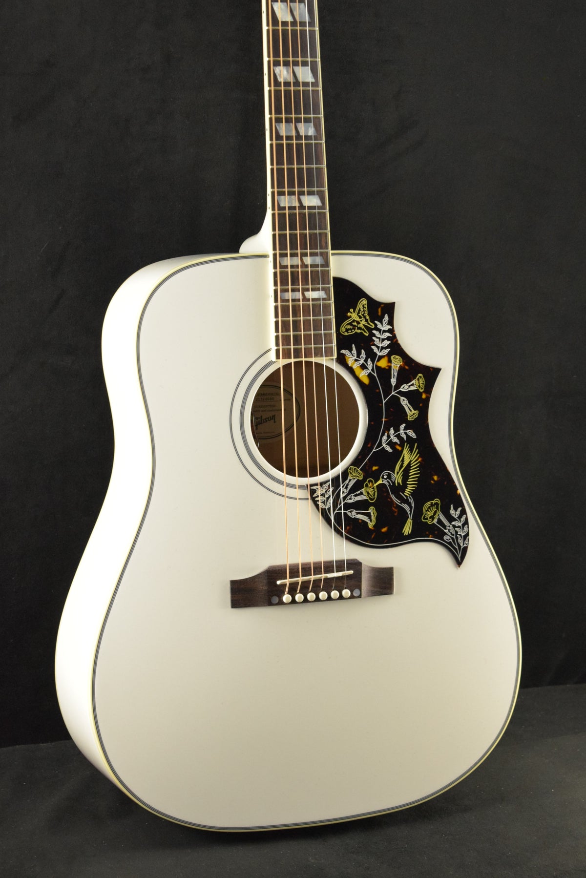 Gibson Custom Made to Measure Acoustic-Electric Hummingbird Maple Alpine White