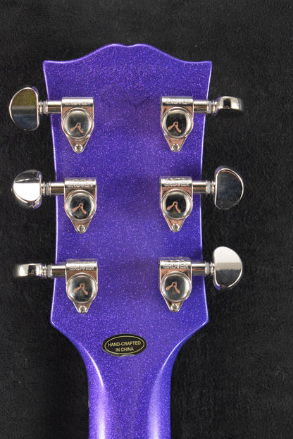 Epiphone IGC Les Paul Custom Amethyst Sparkle w/ Hardshell Case