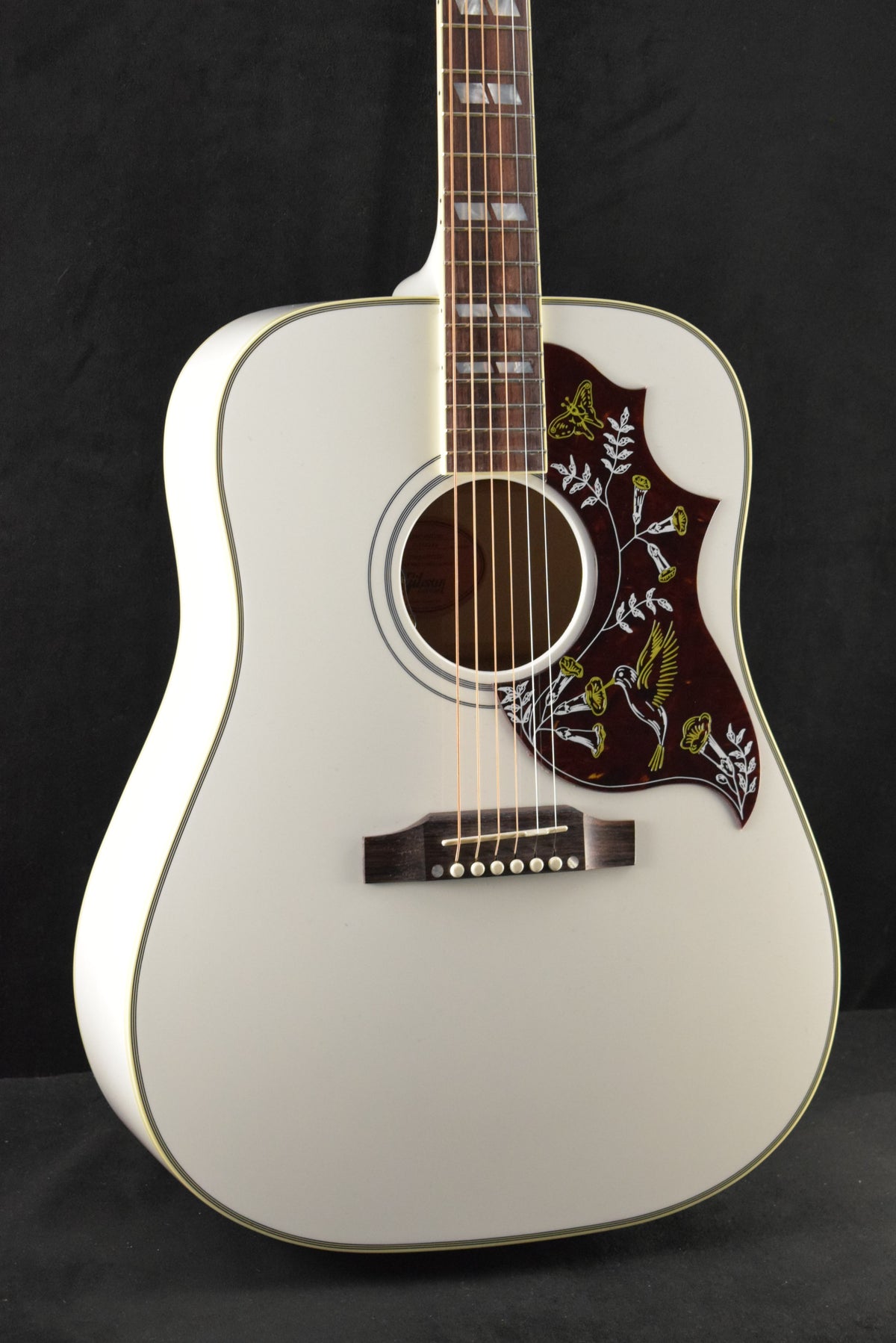 Gibson Custom Made to Measure Acoustic-Electric Hummingbird Maple Alpine White