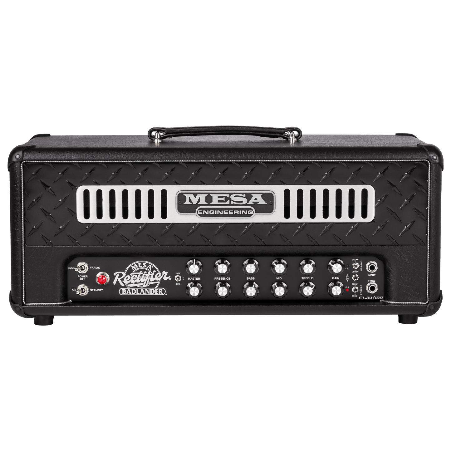Mesa Boogie Badlander 100 Guitar Amp Head Black Bronco