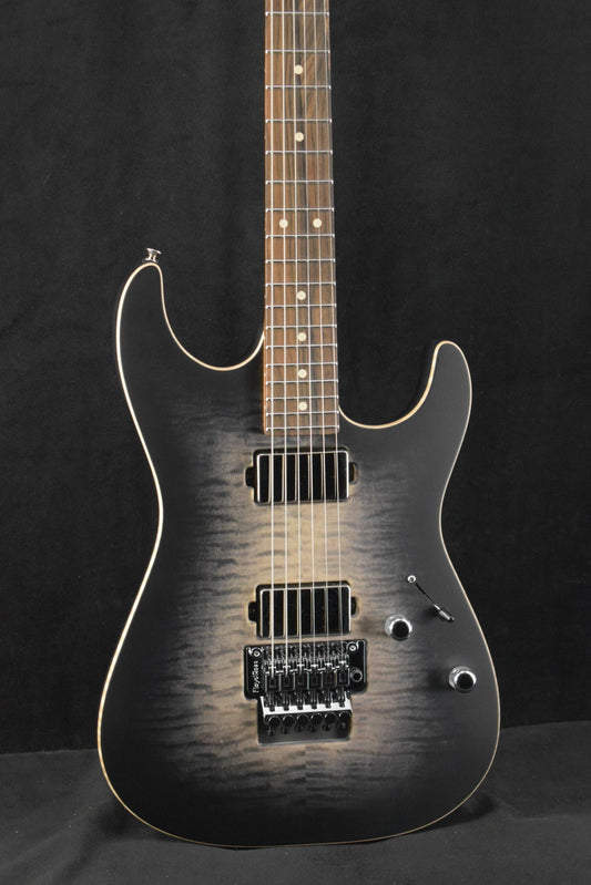 Tom Anderson Drop Top Satin Super Natural Black Burst with Binding