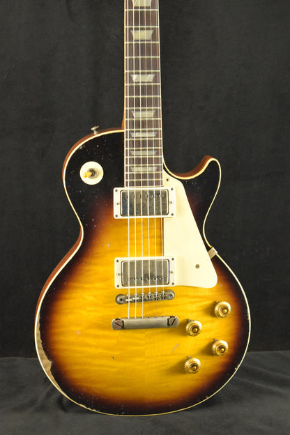 1959 gibson les paul tobacco burst Epiphone IBGC Standard piece mahogany neck with a comfortable 59 rounded Gibson Custom Shop Murphy Lab
