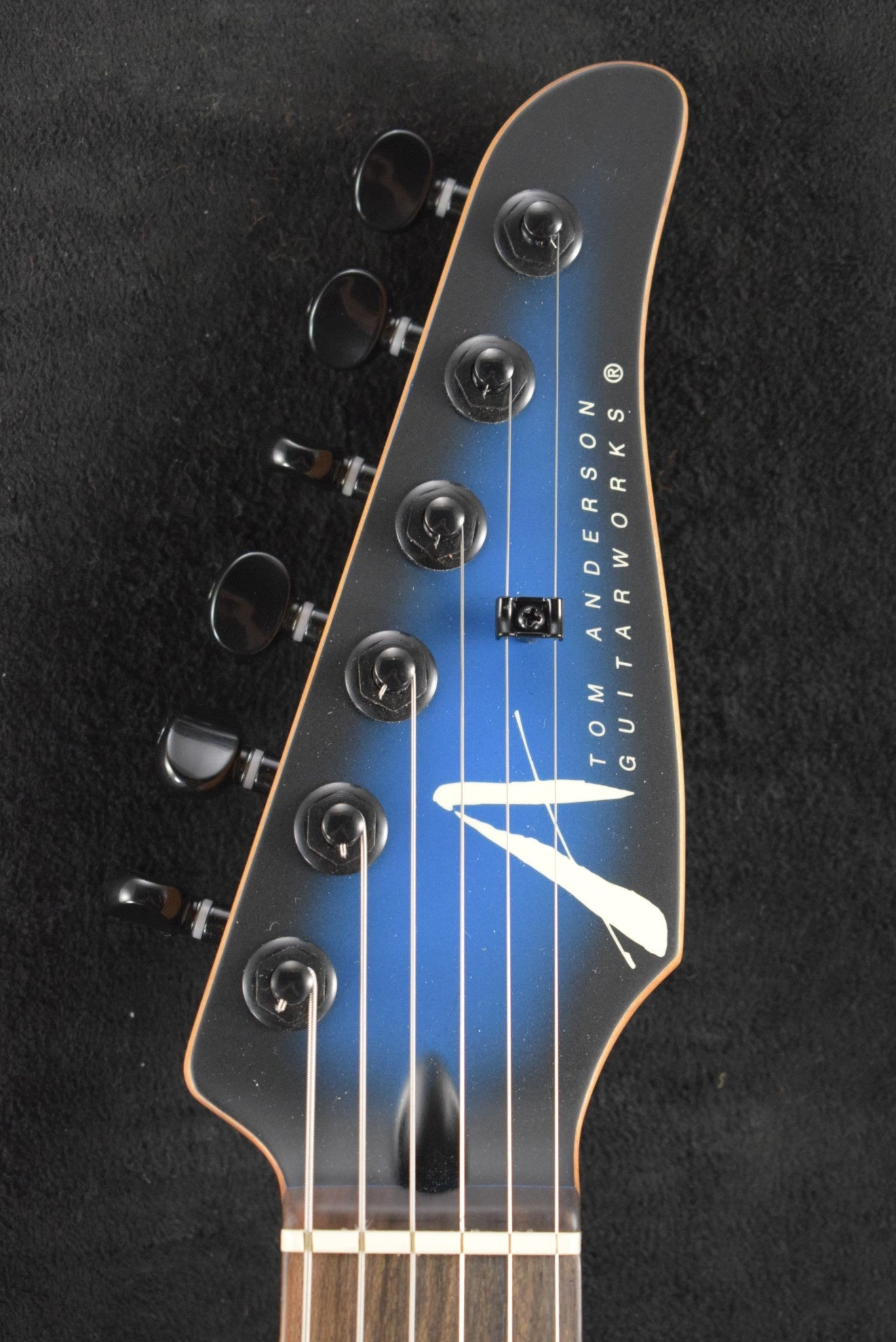 Tom Anderson Angel Player Satin Voodoo Blue to Black Burst SCRATCH & DENT