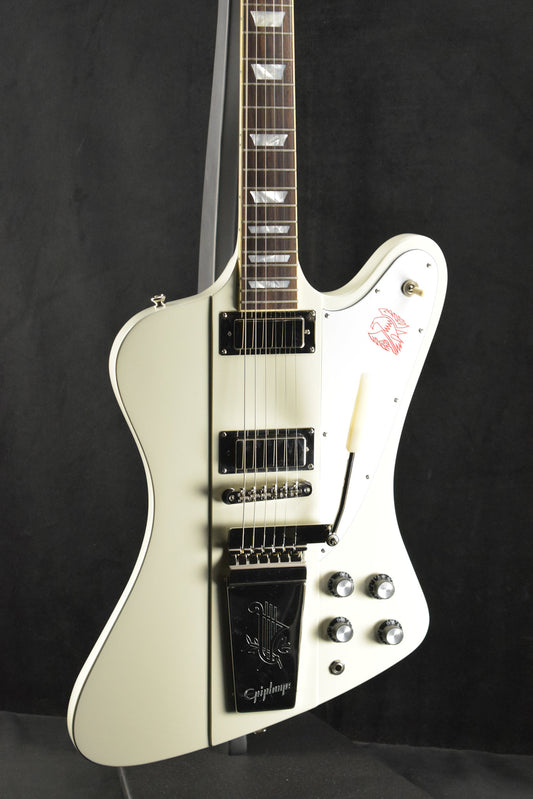 Epiphone 1963 Firebird V Reissue With Maestro Vibrola Polaris White