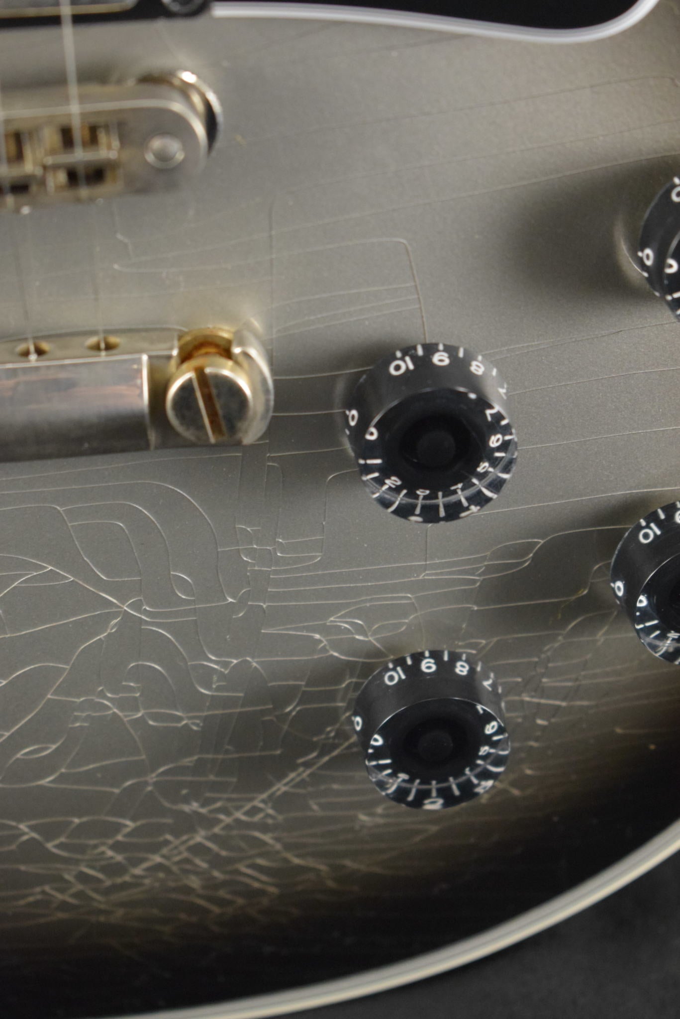 Gibson Murphy Lab Les Paul Custom Silverburst Ultra Light Aged Fuller's Exclusive