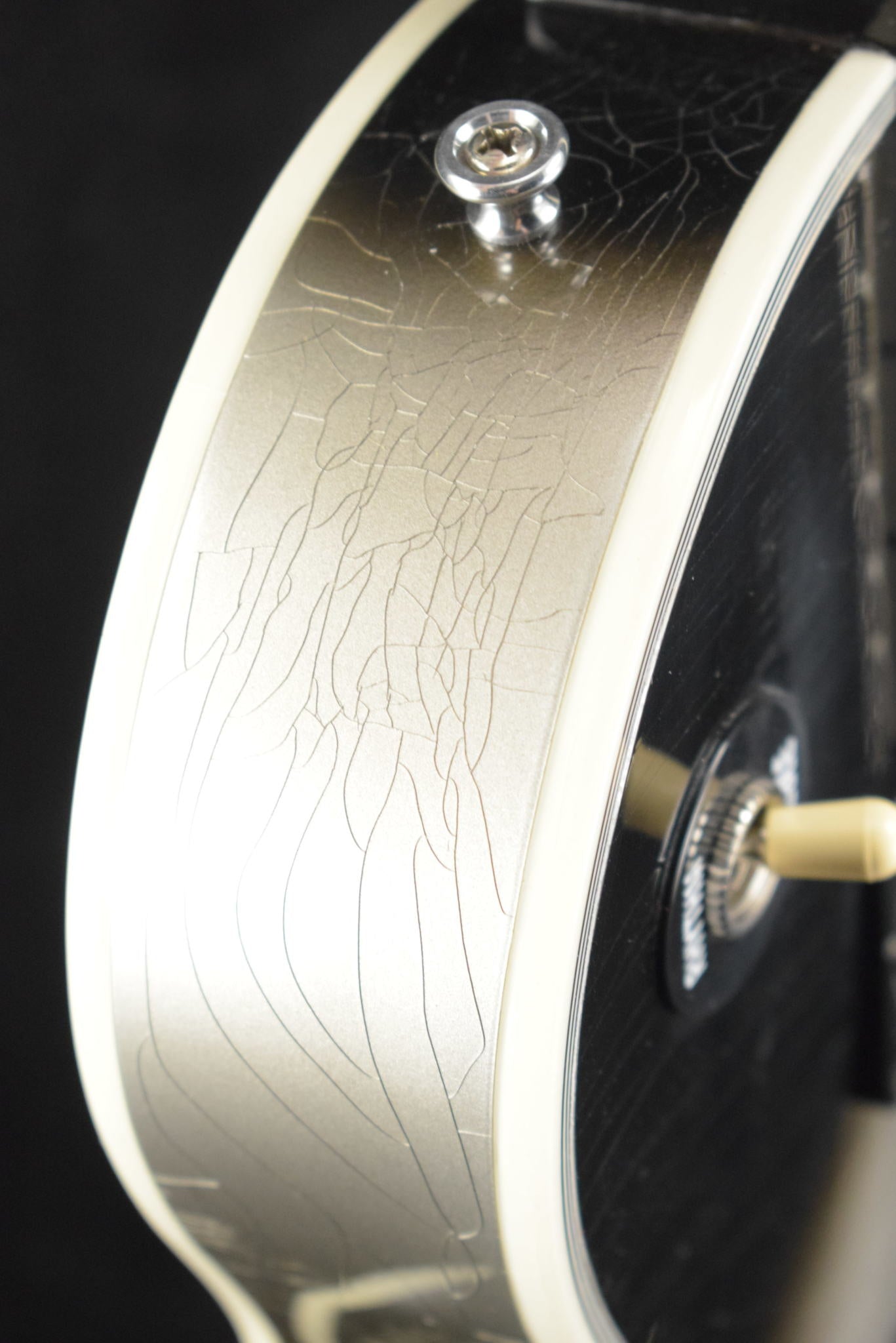 Gibson Murphy Lab Les Paul Custom Silverburst Ultra Light Aged Fuller's Exclusive