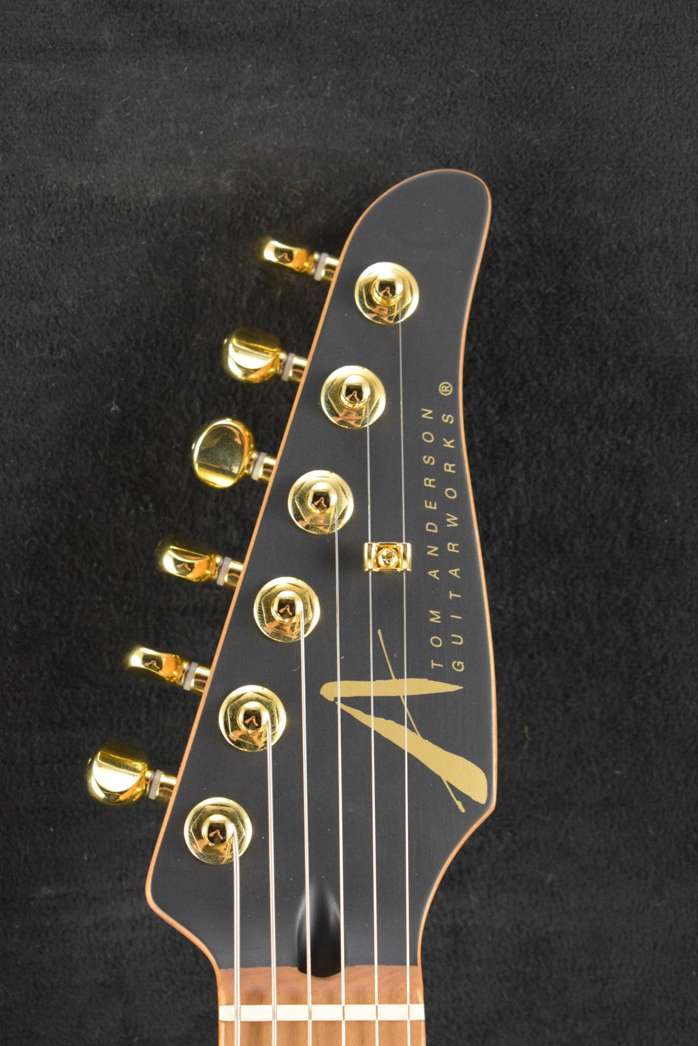 Tom Anderson Top T Icon Satin Atlantic Storm to Black Edge Burst with Binding