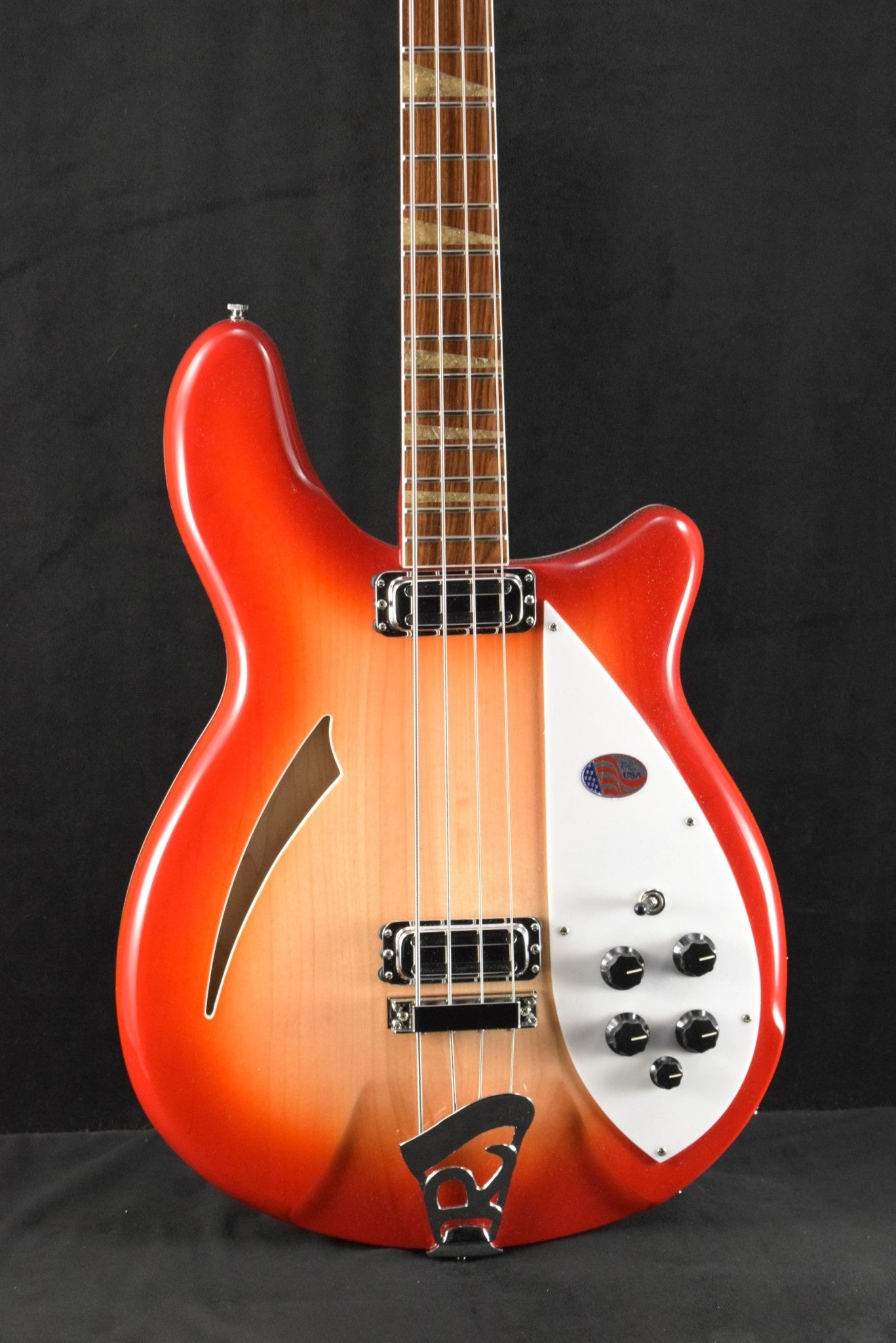 Rickenbacker 4005V Vintage Reissue Semi-Hollow Bass Guitar Fireglo