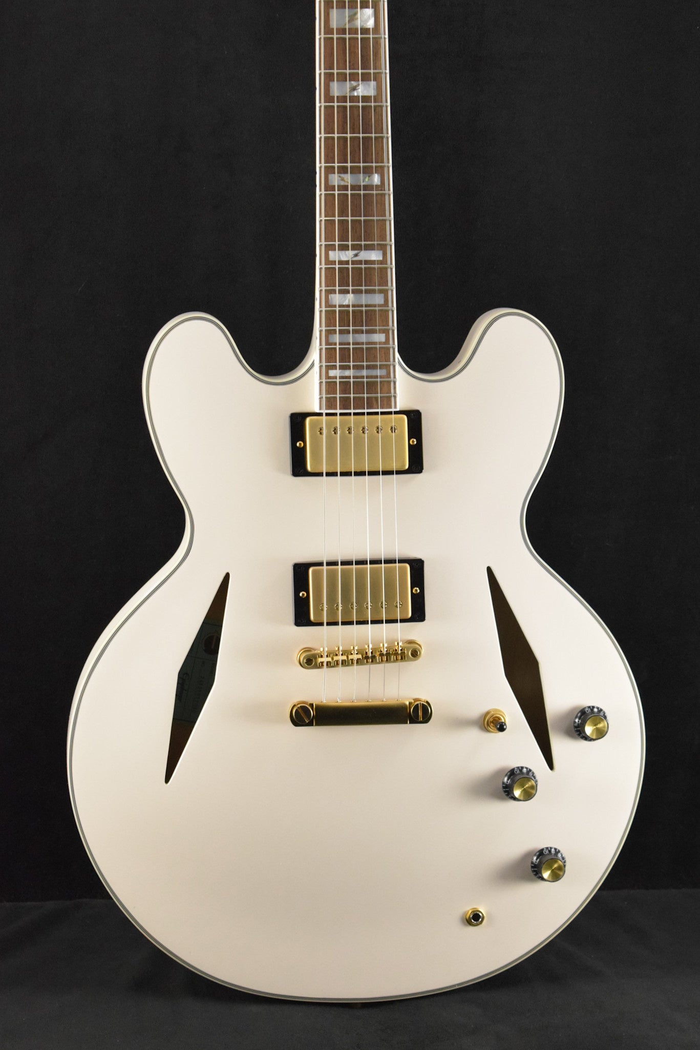 Epiphone Emily Wolfe "White Wolfe" Sheraton Aged Bone White w/EpiLite Case