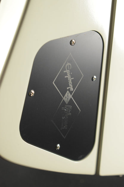 Epiphone 1963 Firebird V Reissue With Maestro Vibrola Polaris White