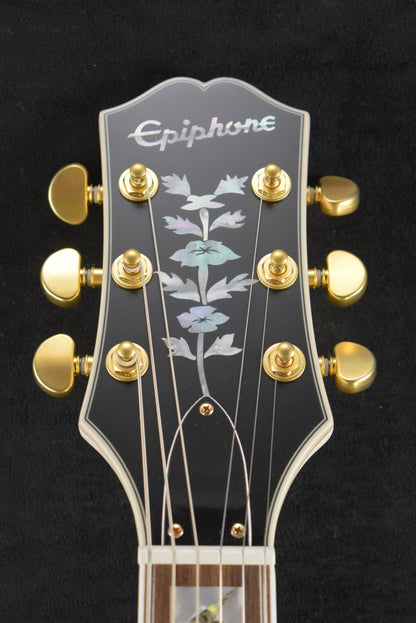 Epiphone Emily Wolfe "White Wolfe" Sheraton Aged Bone White w/EpiLite Case