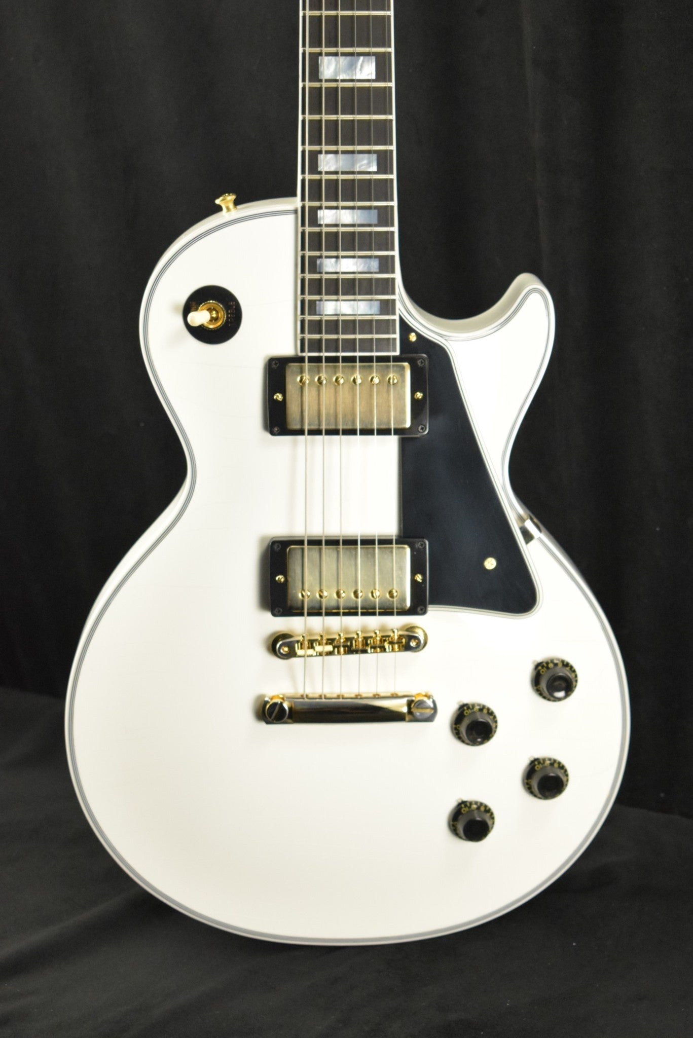 Gibson Murphy Lab 1957 Les Paul Custom 2-Pickup Alpine White Ultra Light Aged Fuller's Exclusive