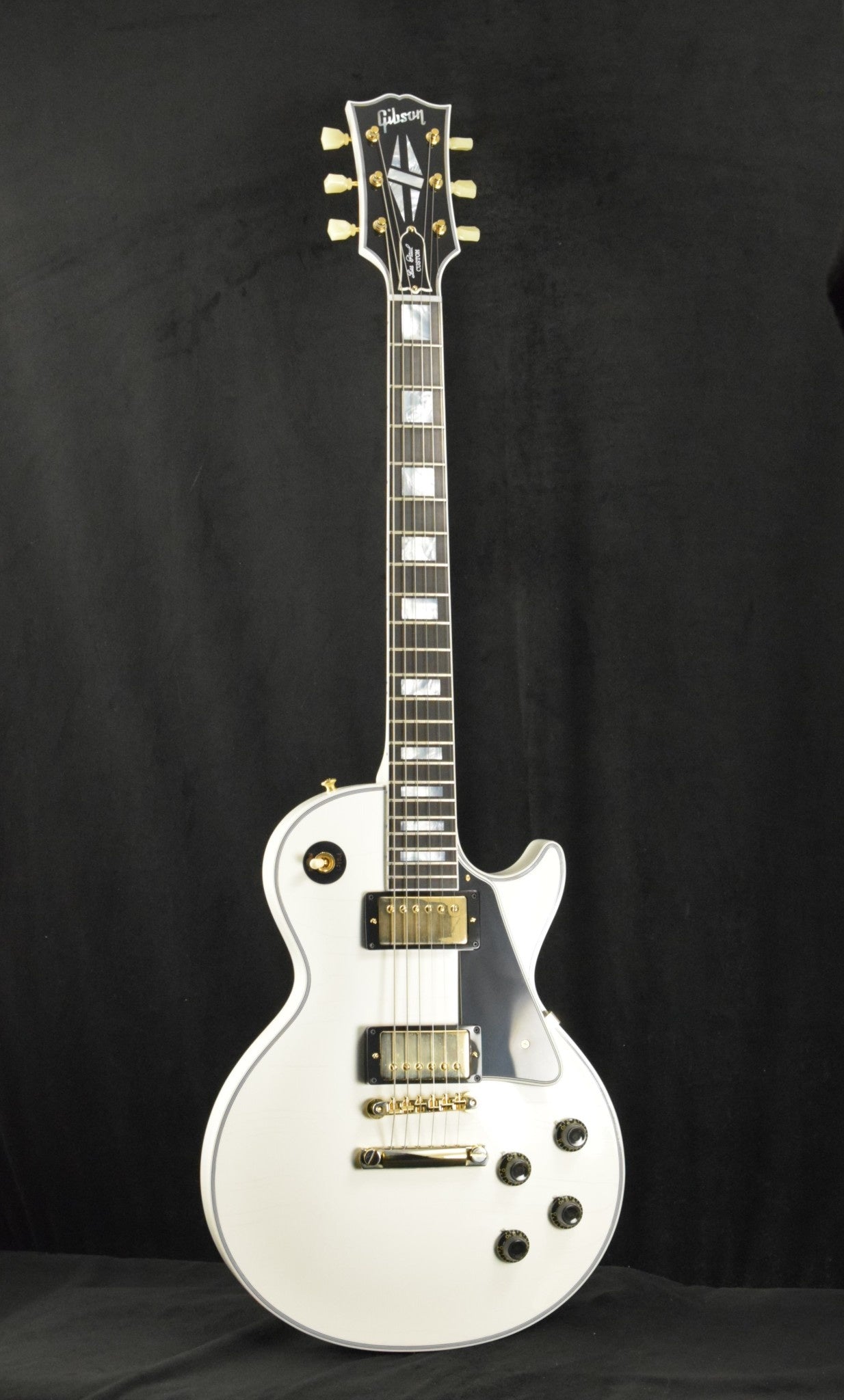 Gibson Murphy Lab 1957 Les Paul Custom 2-Pickup Alpine White Ultra Light Aged Fuller's Exclusive