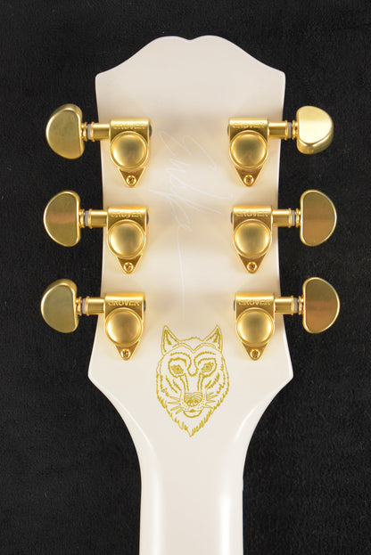 Epiphone Emily Wolfe "White Wolfe" Sheraton Aged Bone White w/EpiLite Case
